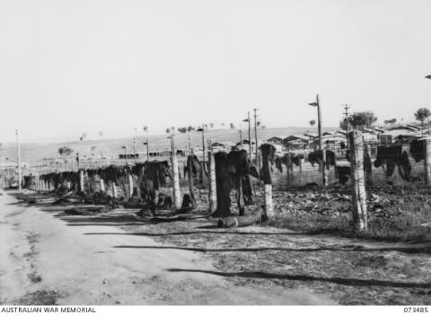 Blankets over the barbed wire - Cowra