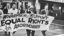 Wharfies support equal rights for Aborigines