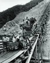Norwegian Workers at Guthega 1953