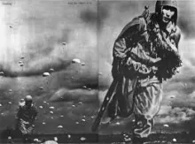 Japanese paratrooper in Palembang