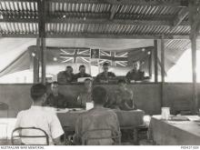 Australian war crimes courtroom on Morotai